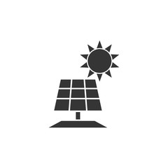 Aufkleber - solar panel Glyph icon template black color editable. solar panel Glyph symbol Flat vector sign isolated on white background. Simple logo vector illustration for graphic and web design.