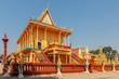 Temple complex in Angkor Ban Village on the banks of the Mekong River, Battambang Province, Cambodia (Khmer).