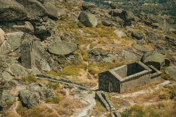 Wall Mural - Ruins of the church of São Miguel do Castelo near Monsanto