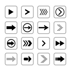 Poster - A set of arrows for websites