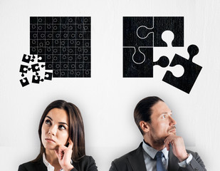 Poster - Teamwork and strategy concept