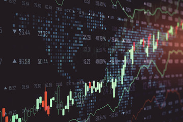 Poster - Global business and finance concept