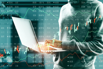Poster - Malware and trade concept