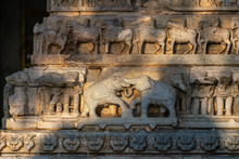Decorative Carving, Jagdish Temple, Udaipur, Rajasthan, India