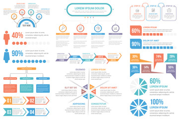 Wall Mural - Infographic Elements