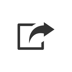 Poster - External link icon template black color editable. open page symbol Flat vector sign isolated on white background. Simple logo vector illustration for graphic and web design.