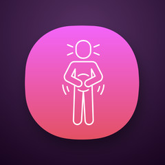 Abdominal pain app icon