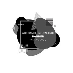 Poster - abstract creative geometric banner template. modern futuristic graphic elements for music album cove