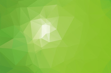 Green Low poly crystal background. Polygon design pattern. environment green Low poly vector illustration, low polygon background.