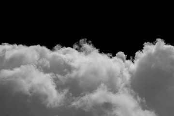 Wall Mural - clouds over black background .abstract drak.