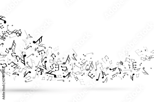 Obrazy nuty  nuty-wiruja-fala-z-nutami-muzyczna-harmonia-klawiszy-pieciolinii-melodia-symfoniczna-plynaca-muzyka
