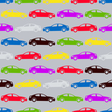 Seamless Pattern With Cars