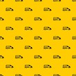 © ylivdesign - Delivery truck pattern seamless vector repeat geometric yellow for any design