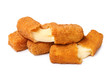© New Africa - Pile of tasty cheese sticks isolated on white