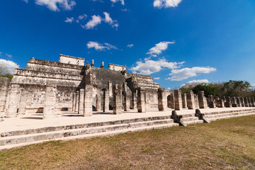 Mexico Chichen Itza Maya Ruins - The El Castillo pyramid. Uxmal, Yucatan, Mexico