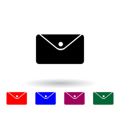 Poster - nag multi color icon. Elements of clothes set. Simple icon for websites, web design, mobile app, info graphics