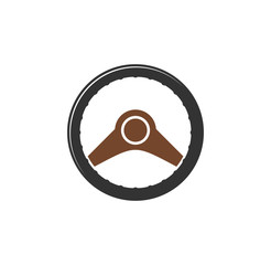 Poster - Steering wheel icon on background for graphic and web design. Simple illustration. Internet concept symbol for website button or mobile app.