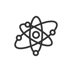 Aufkleber - Molecule icon template black color editable. Molecule symbol Flat vector sign isolated on white background. Simple logo vector illustration for graphic and web design.