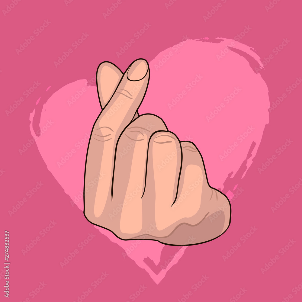 Heart Sign With Fingers