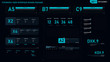 © Kaikoro - Futuristic user interface design element set 01