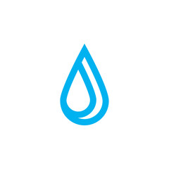 Sticker - Vector water drop.