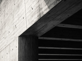 Aufkleber - Architecture details Modern cement building structure texture Abstract background