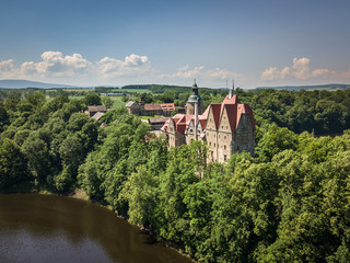 Czocha castle in summer