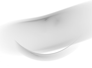 Poster - Abstract light grey translucent simple shapes on white background