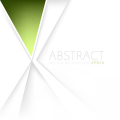 Poster - Green vector abstract background with copy space for text
