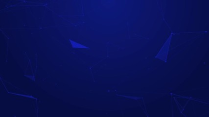 Poster - Abstract technology and science background futuristic network background