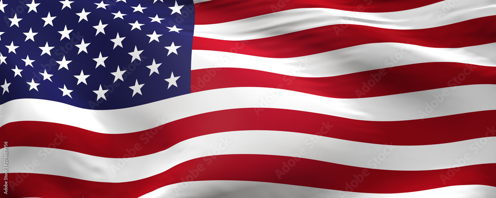 Flag of the United States of America - obrazy, fototapety, plakaty 