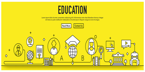EDUCATION BANNER CONCEPT