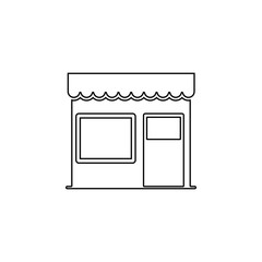 Aufkleber - shop icon. Element of web for mobile concept and web apps icon. Outline, thin line icon for website design and development, app development