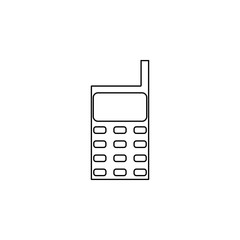 Aufkleber - cellular telephone icon. Element of web for mobile concept and web apps icon. Outline, thin line icon for website design and development, app development