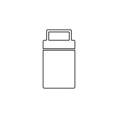 Aufkleber - suitcase icon. Element of web for mobile concept and web apps icon. Outline, thin line icon for website design and development, app development