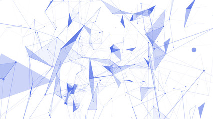 Poster - Abstract technology and science background futuristic network background