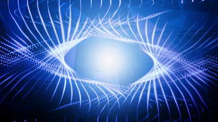 Poster - Abstract technology and science background futuristic network background