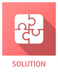 Wall Mural - SOLUTION ICON CONCEPT