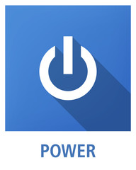 Wall Mural - POWER ICON CONCEPT