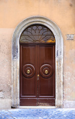 Wall Mural - Old italian vintage door