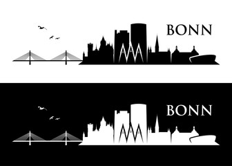 Wall Mural - Bonn skyline - Germany - vector illustration