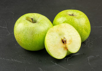 Sticker - Green apple with half