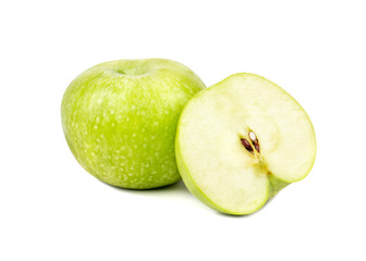 Sticker - Green apple with half