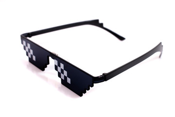 meme pixel glasses