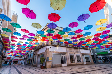 umbrellas street decoration