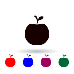Aufkleber - an apple multi color icon. elements of farm set. simple icon for websites, web design, mobile app, i