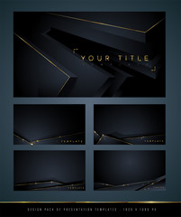 Poster - An abstract template in futuristic style.  It is suitable for being as a background template, landing page in science, or technology related theme.