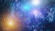 New large panoramic looking into deep space. Dark night sky full of stars. The nebula in outer space. Secrets of deep space.