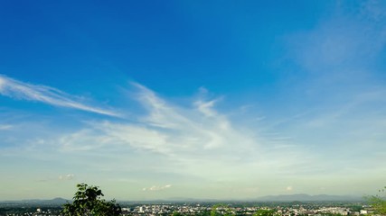 Wall Mural - Time lapse High cloud, EVENING TIME