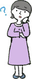 Fototapeta  - Illustration of a Woman wearing a purple dress face and pose